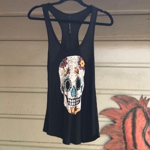 Sugar skull tank top